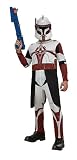 41Fb9w%2B3C%2BL. SL160  Star Wars Clone Wars Clone Trooper Childs Commander Fox Costume, Medium