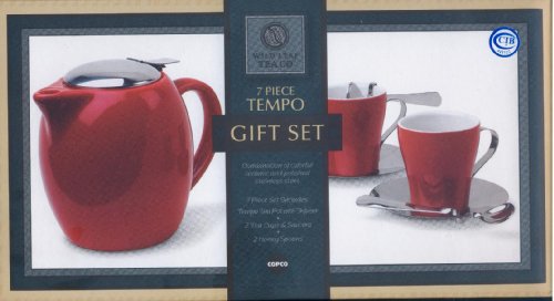 Wild Leaf Tea Co. 2504-0080 - 7 Piece Tempo Gift Set in Sassy Red