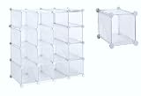 INTERLOCKING SHOE ORGANIZER SHOE STORAGE RACK for 16 PAIRS