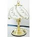 Rural Touch Traditional 40W Touch Lamp Daisy Design in Polished Brass