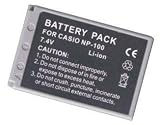 SterlingTek's 2300mAH Exilim EX-F1 Casio NP-100 2300mAH Battery Pack Equivalent