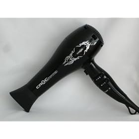 Buy Turboion Croc DESIGNER Ceramic Ball Hair Dryer - Black by TurboIon