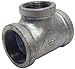 Southland 510-433HN 3/4" x 1/2" x 1/2" Galvanized Steel Reducing Tee
