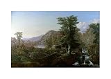 Camp In The Wilderness - William Louis Sonntag Art Print Poster - 20 x 14.25