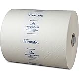 Georgia Pacific 2930P Cormatic Hardwound Paper Towels, 8.25" x 700' Roll, White, Poly-bag Protected (1 Individual Roll of 700')