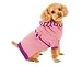 Fashion Pet Pink Dog Sweater Hoodie Small