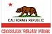 California Logo Chocolate Walnut Fudge Box