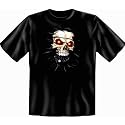 Halloween Gothic Tshirt Skull Press Fb schwarz
