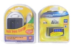 Battery + Charger FOR JVC GZ-MG130 GZ-MG155 GZ-MG255