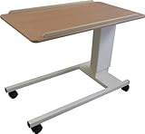Easy Lift/Lower Wheeled Over Bed and Over Chair Table Low Height