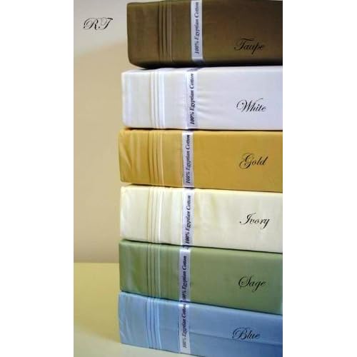 *Feature 1500tc Queen Size Egyptian Cotton Solid Sheet Sets Lt. Blue