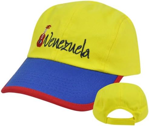 Venezuela Music Guitar Relaxed Slouch Fit Gorra Hat Cap Adjustable Country Flag