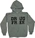 UNTIL INDUSTRIES - Drug Free - Gray Zip Up Hoodie