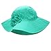 Carter's Cotton Sun Hat with Flower with Chin Strap for Baby Girls Solid Colors