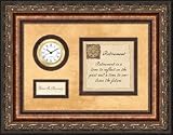 Time Is Precious Retirement Clock -Thoughtful Gift for Co-worker, Boss or Friend