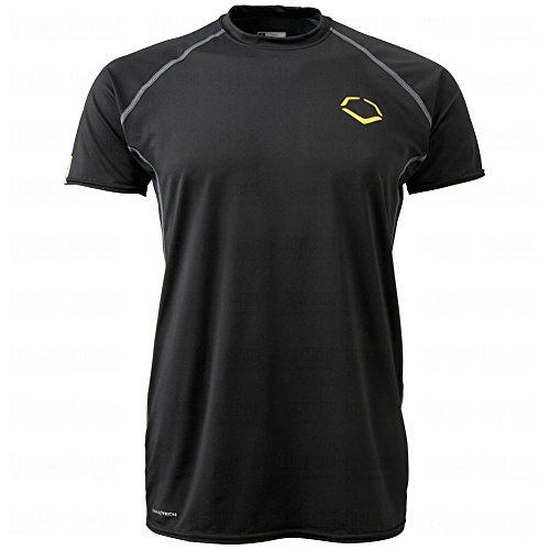 Evoshield Mens Training Shirts Small Black
