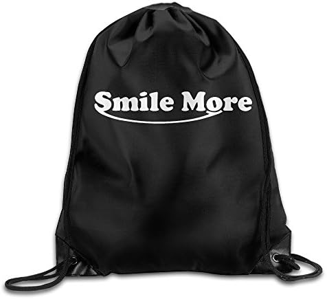 MDSHOP Roman Atwood Smile More Drawstring Backpack Sack Bag