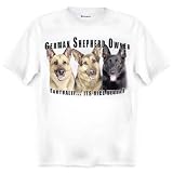 German Shepherd Vice Versa Adult T Shirt