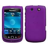 MyBat Rubberized Grape Faceplate Hard Cover Case For BlackBerry Torch 9800