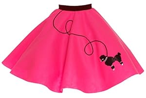 Poodle Skirt for Girls Size Large 10/11/12 Hot Pink
