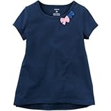 Carter's(カーターズ) ボウ インベリッシュ ティ ネイビー トップス半袖Tシャツ 5歳【並行輸入】
