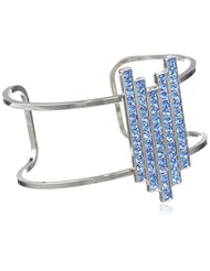 Shameless Jewelry "Eye Candy" Art Deco Swarovski Crystals Cuff Bracelet