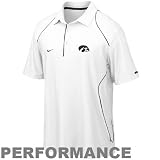Nike Iowa Hawkeyes White 2010 Snap Count Coaches Sideline Performance Polo