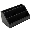 Crocodile /Fx Leather Desk Valet - BLACK