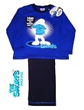 Boys Smurfs Long Leg Pyjamas 7-8 Years tu