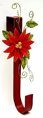 Poinsettia Christmas Hook