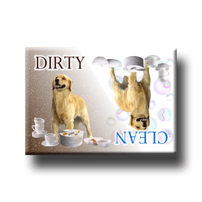 Golden Retriever Dishwasher Magnet