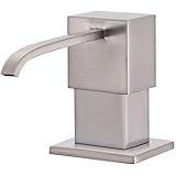Danze D495944SS Sirius Deck Mount Soap and Lotion Dispenser, Stainless Steel