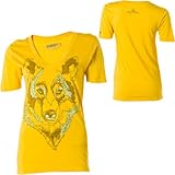 Arbor Luna V-Neck T-Shirt -Short-Sleeve - Women's Old Gold, M