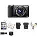 Sony Cyber-shot DSC-H90 16.1 MP Digital Camera (Open Box) (Black) + 16GB SDHC Class 10 Memory Card + External Rapid Charger + Extra NP-BG1A Battery + Carrying Case + Table Top Tripod, Lens Cleaning Kit, LCD Protector + USB SDHC Reader + Memory Wallet