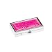 Silver & Pink Paisley Pill Box Case Organizer : Compact Size
