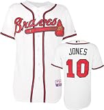 Chipper Jones Altanta Braves Home Authentic Onfield Cool Base Jersey