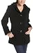 AK Anne Klein Women's Single Breasted Hooded Peacoat