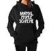 TeeStars Women's - Normal People Scare Me Hoodie