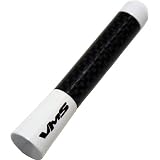 Audi TT Real Carbon Fiber Short 3 inch Car Antenna in WHITE with BLACK Carbon Fiber by VMS Racing
