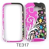 Samsung Transform M920 Colorful Small Flowers with Vines on Pink Hard Case/ ....