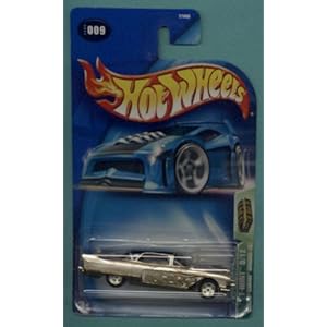 Mattel Hot Wheels 2003 Treasure Hunt 1:64 Scale 1957 Silver Cadillac Eldorado Brougham 9/12 Die Cast Car #009