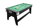 Harvard G05613W Double Fun 6-Foot 2-in-1 Air Hockey / Billiard Combination Flip Table