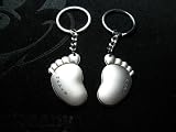 KBF52097 foot pair keychain (accompay you to ends of the earth) - Gift for couples KBF52097 foot pair keychain (accompay you to ends of the earth) - Gift for couples