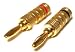 1 PAIR OF Banana Plugs Black/Red