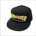 THRASHER(スラッシャー)刺繍ロゴ平つばキャップ