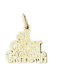 14K Yellow Gold #1 Great Grandma Pendant