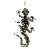 Spotted Lizard Design Metal Wall Art