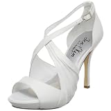 Jen + Kim for Coloriffics Women's Luna Platform Sandal,White,5.5 M US