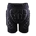 BeneU Unisexs Outdoor Sports Snowboard Skating Skiing Padded Short Protective Hip Butt Pad Protection Drop Resistance Roller Compression Shorts Pants (Size:L)