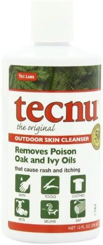 Tec Labs Tecnu Outdoor Skin Cleanser, 4 Bottles (12 Ounces Per Bottle)